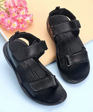 Pine Kids Open Toe Sandals - Black