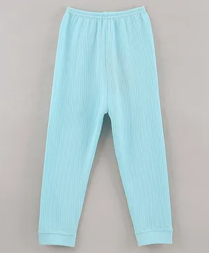 Kanvin Cotton Knit Solid Thermal Pant - Blue