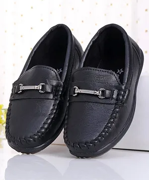 Cute Walk by Babyhug Slip On Formal Shoes -  Black