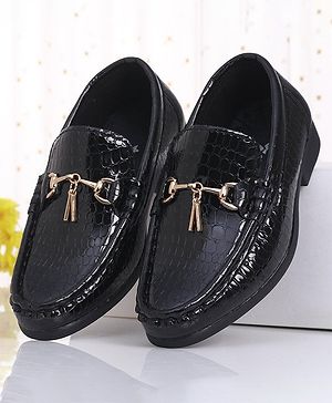 Cute Walk by Babyhug Slip On Formal Shoes -  Black