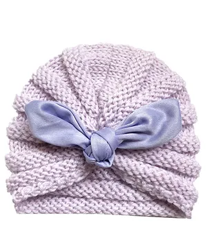 SYGA Winter Knitted Hat Rabit Ears - Purple