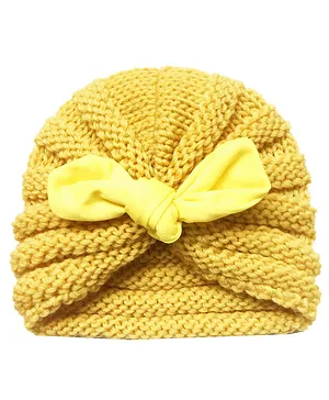 SYGA Winter Knitted Hat RABIT Ears - Yellow