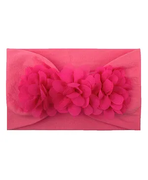 SYGA Girls Soft Flower Bow Headband - Pink