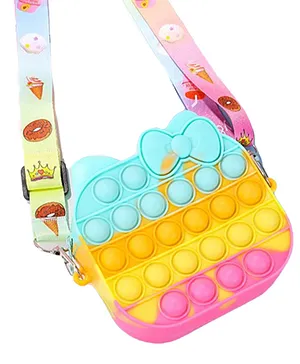 SYGA Fidget Silicone Sling Bag Kids  - Multicolour