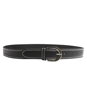 Childway Solid Buckle Closure Belt - Black