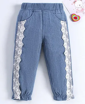 Buy Aloove Toddler Kids Baby Girls Striped Ruffle Tops T  ShirtPantsHeadband Outfits Sets Blue at Amazonin
