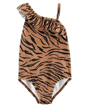 Carter's Baby Tiger 1-Piece Swimsuit - Brown