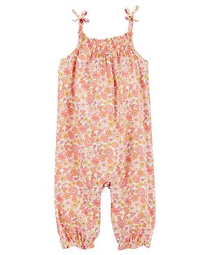 Carters Floral Tank Jumpsuit -...