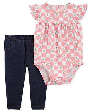 Carters 2 Piece Checkered...
