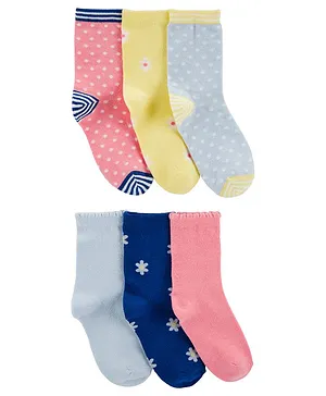 Carter's 6-Pack Floral Socks - Multicolour