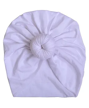BABY Charm Gathered Cap - White