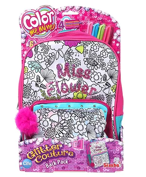 Simba Cmm Sequin & Glitter Couture Back Pack - Pink