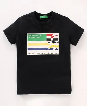 UCB Full Sleeves T-Shirt Brand Print - Black