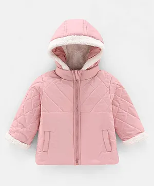 Bonfino Full Sleeves Quilted Jacket - Pink