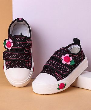 Cute Walk by Babyhug Casual Shoes Girl Black 28