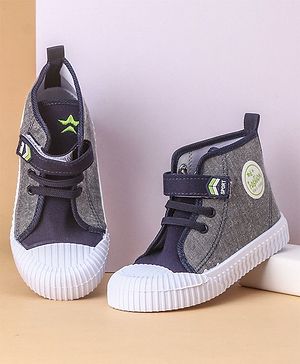 Cute Walk by Babyhug Casual Shoes With Velcro Closure Solid - Blue