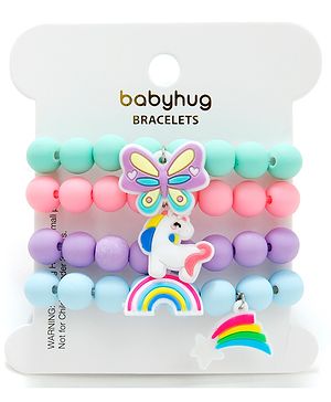 Babyhug Bracelet Pack of 4- Multicolor