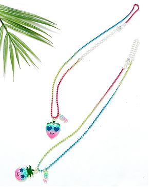 Babyhug Necklace Free Size Pack of 2 - Multicolor