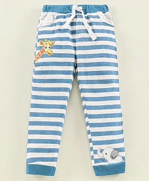 ToffyHouse Full Length  Lounge Pant Striped - Blue