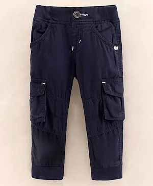 Olio Kids Full Length Lounge Pant Solid Color - Navy Blue