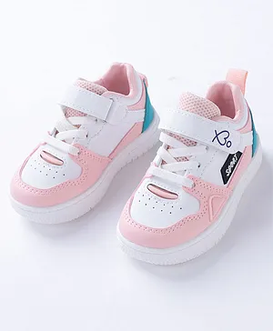 Babyoye Casual Shoes with Velcro Closure - Pink