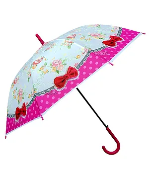 Fiddlerz Printed Stylish Windproof Long Handled Lightweight Umbrella (Color & Print May Vary)