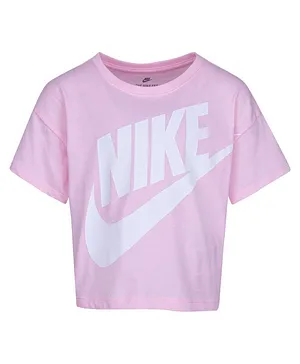 Nike Half Sleeves Icon Boxy Tee - Pink
