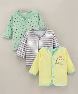 Babyhug Sleeveless Sequin Embellished Party Dress with Floral Applique - Mint