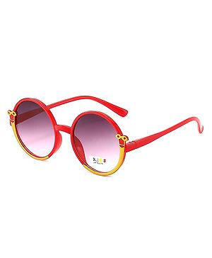 SYGA Children's Sunglasses Funny Round Frame Knockwell Sunglasses - Red