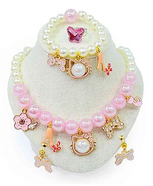 Syga Pearl Jewellery Set - White