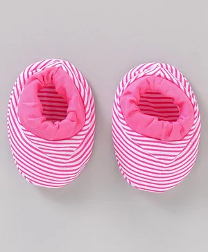 Child World Booties Striped - Blue