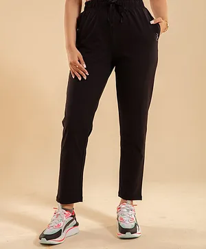 NYKD BY NYKAA Draw Cord Closure Comfort Pants  - Black