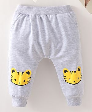 Kookie Kids Full Length Tiger Patch Lounge Pant - Grey