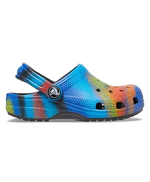 Crocs Gradient Perforated Sling Back Clogs - Multi Colour