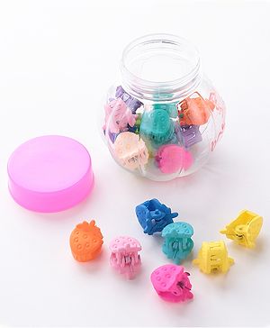 Babyhug Free Size Fruit Shaped Clips  Pack of 20 - Multicolor