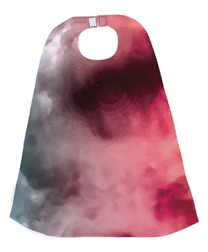 Right Gifting Digital Printed Satin Cape For Kids - Red