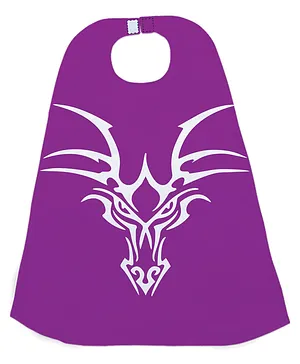 Right Gifting Digital Printed Satin Cape For Kids - Violet