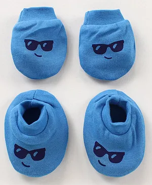 Simoply Mittens & Booties Sunglasses Print - Blue
