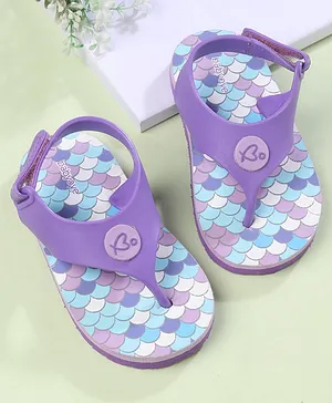 Girls purple flip discount flops