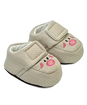 Baby Age : 0-6 Months, Color : Gold Baby Booties Infant Baby Girls Boys Lovely Causal Shoes Crib Shoes Leather Print Hook Soft Sole Baby Shoes 3 Colors Baby Shoes 