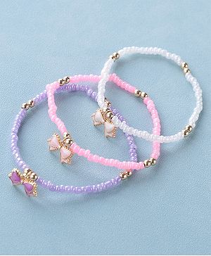 Pine Kids Free Size Bracelets Pack of 3-  Multicolor