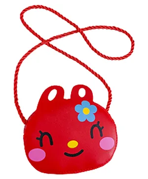 SYGA Children's Rabbit Sling Bag Small Mini Coin Bag Cartoon Backpack - Red