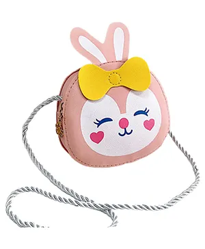 SYGA Children Rabbit & Bow Sling Messenger Bag - Pink