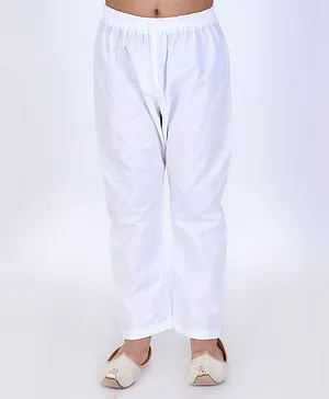 Vastramay Solid Pyjama - White