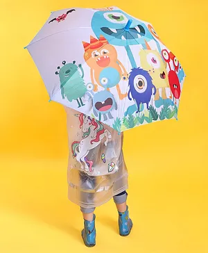 Babyhug Animal Cartoon Print Umbrella - Multicolor