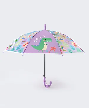 Babyhug Dinosaur Print Umbrella - Multicolor