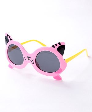 Babyhug Cat Shaped Sunglasses - Pink