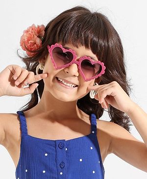 Babyhug Heart Shaped Sunglasses - Red