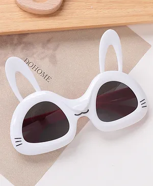 Babyhug Cat Shaped Sunglasses - White