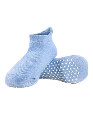 AHC Baby Breathable Anti Slip Ankle Length Kids Socks - Blue